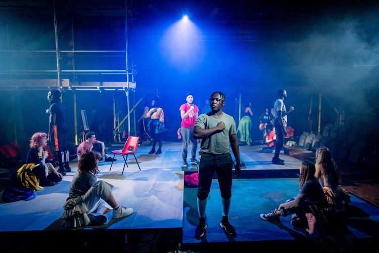 Actors perform on stage in Provok'd